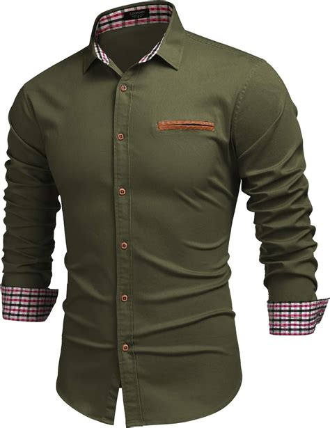 amazon dress shirts for men|men's dressy casualshirts amazon.